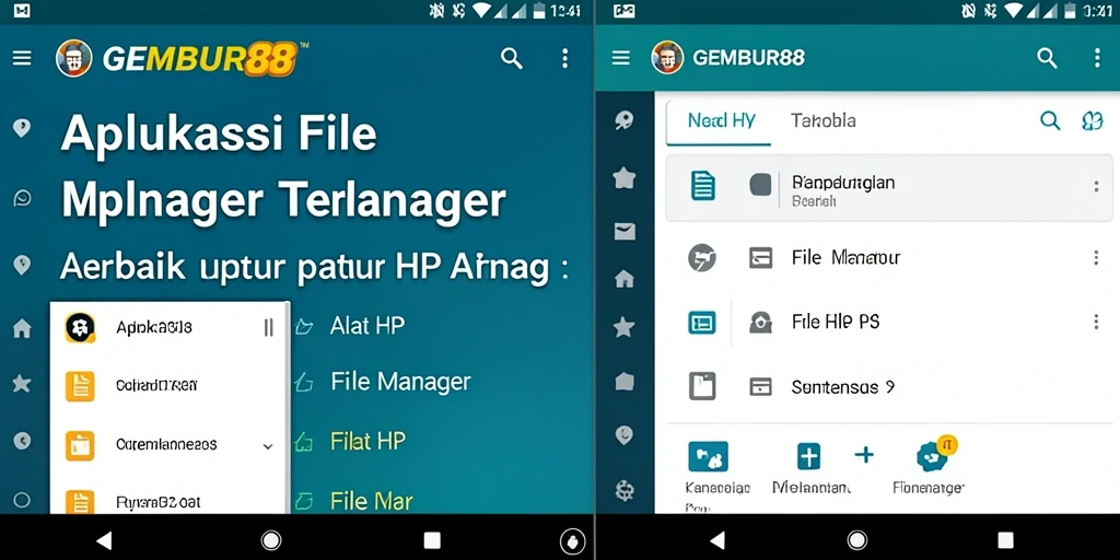 Tampilan antarmuka GEMBUR88 yang sederhana dan fungsional.