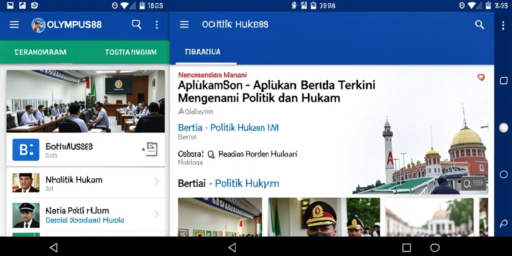 Tampilan antarmuka OLYMPUS88 yang menarik dan informatif.