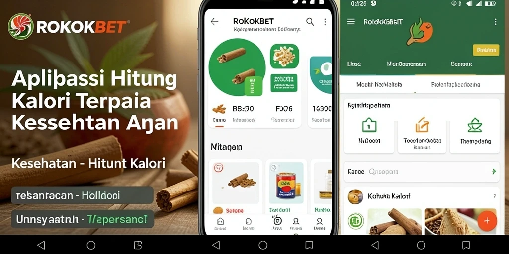Tampilan antarmuka ROKOKBET yang mudah dipahami untuk menghitung kalori.