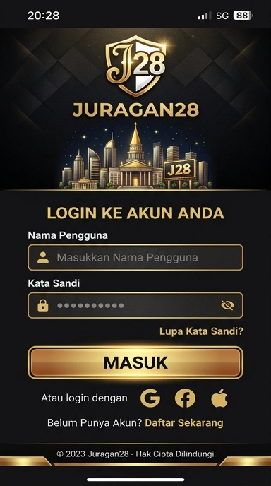 Masuk Akun juragan28 untuk Pengguna Android
